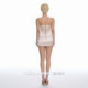 Lotus's Million Satin Nude Pink Suit Design Sexy Hot Girl Solid Color Temperament Advanced Suit