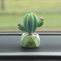 On-board Pendulum car Interior Cactus Plant Car Supplies Swing in the control table Decorative Little Fresher Buy Car Gift