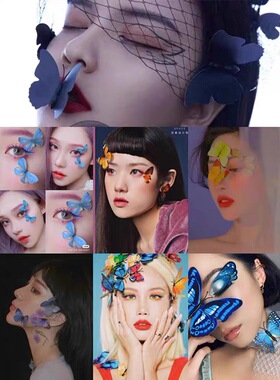蝴蝶同款创意装少女风汉服配饰