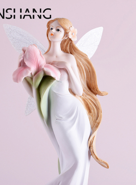 ins风客厅原创结婚精美仙女摆件