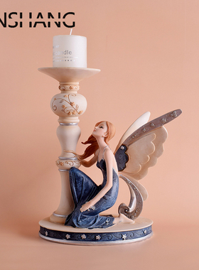 欧式精致手绘天使摆件
