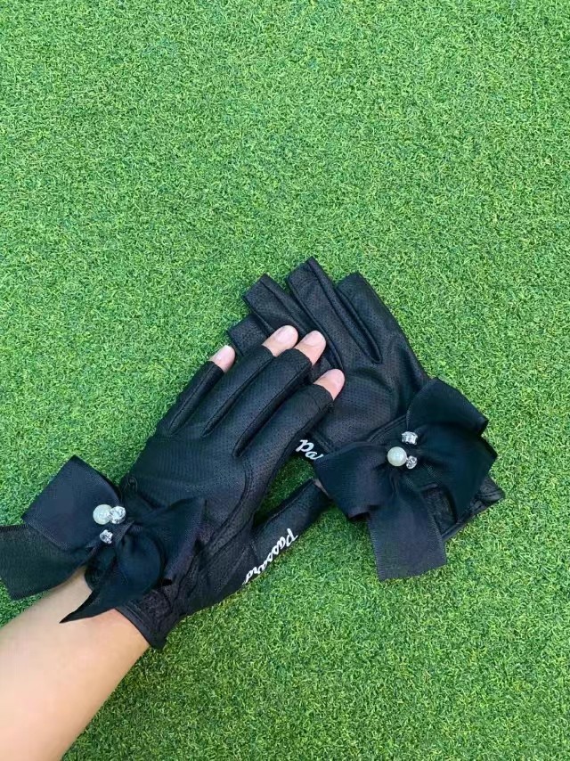 高尔夫手套女士左右手防滑耐磨防晒舒适运动golf手套双手好看精品