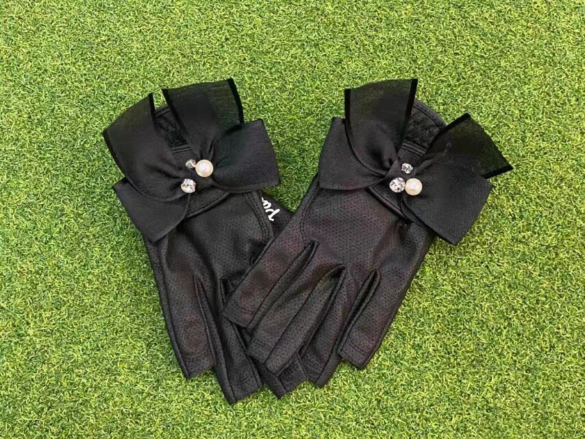 高尔夫手套女士左右手防滑耐磨防晒舒适运动golf手套双手好看精品