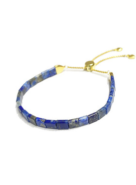 时尚原创天然青金石小方块手链儒雅风男女同款青花瓷个性气质礼物