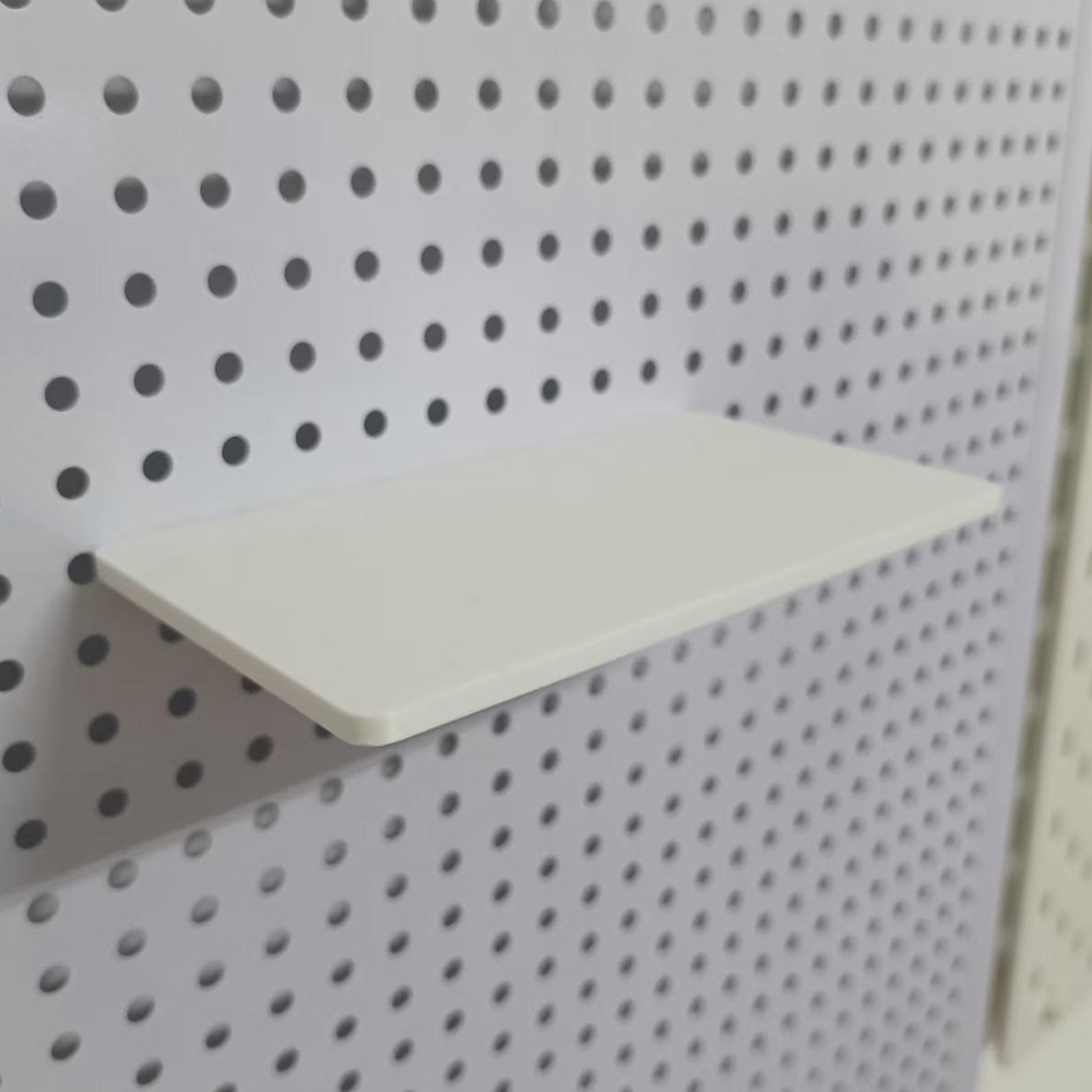Round hole hole board accessories flat shelf tray partition rack wall hanging speaker storage wall platform layer board