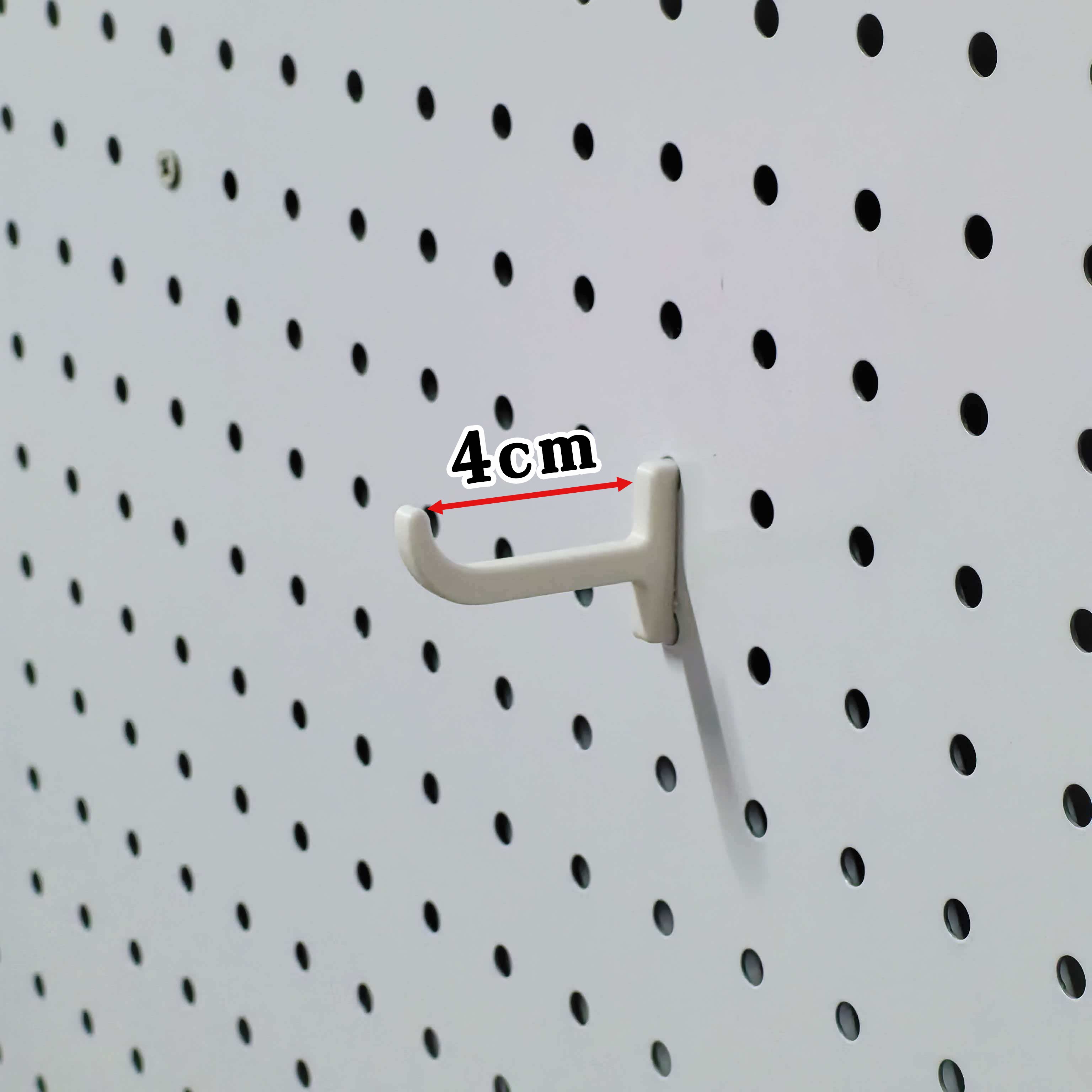 Round hole hole board accessories 3D printed hook bracket mini plastic small hook colorful non-shaking hook