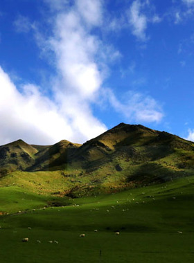 照片写真大幅喷绘山丘风装饰画