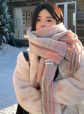 东北哈尔滨雪乡长白山防寒围巾