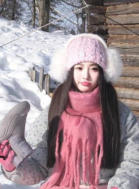 东北哈尔滨雪乡长白山防寒耳套