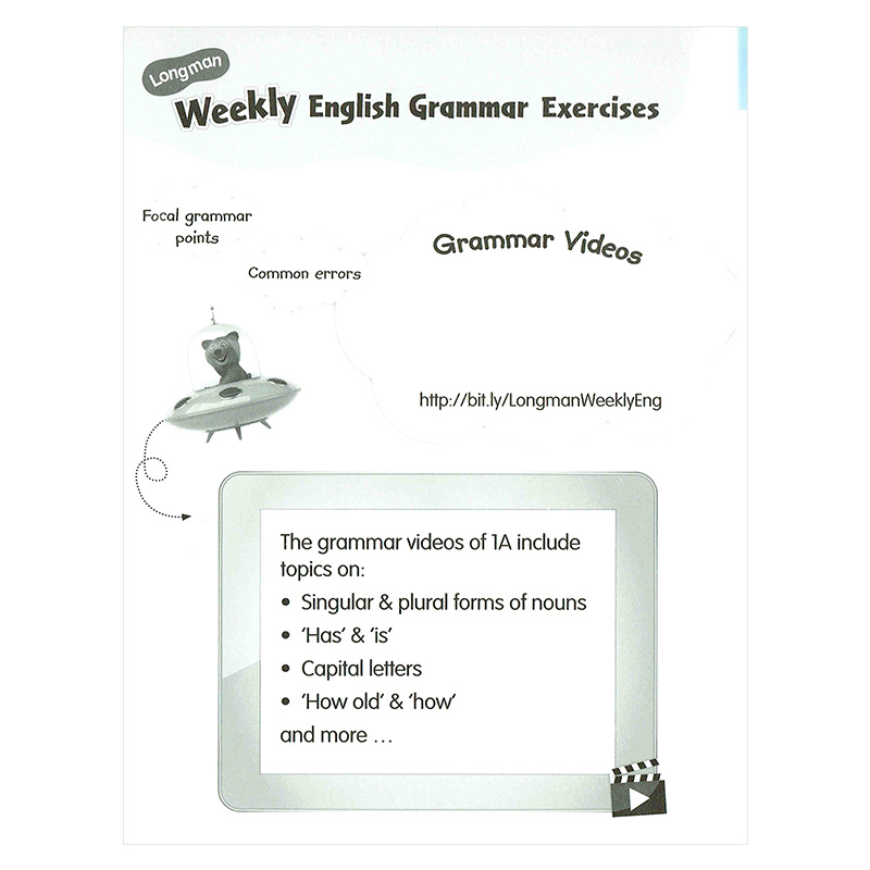 朗文每周英语语法练习Weekly English Grammar Exe 1/2/3/4/5/6  A/B 寒暑假短期练习 - 图2