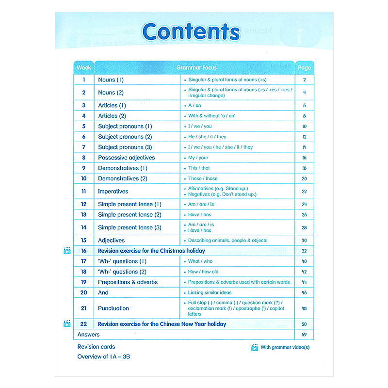 朗文每周英语语法练习Weekly English Grammar Exe 1/2/3/4/5/6  A/B 寒暑假短期练习 - 图3