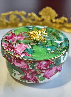 陶瓷收纳盒饰品盒储物罐欧式美式