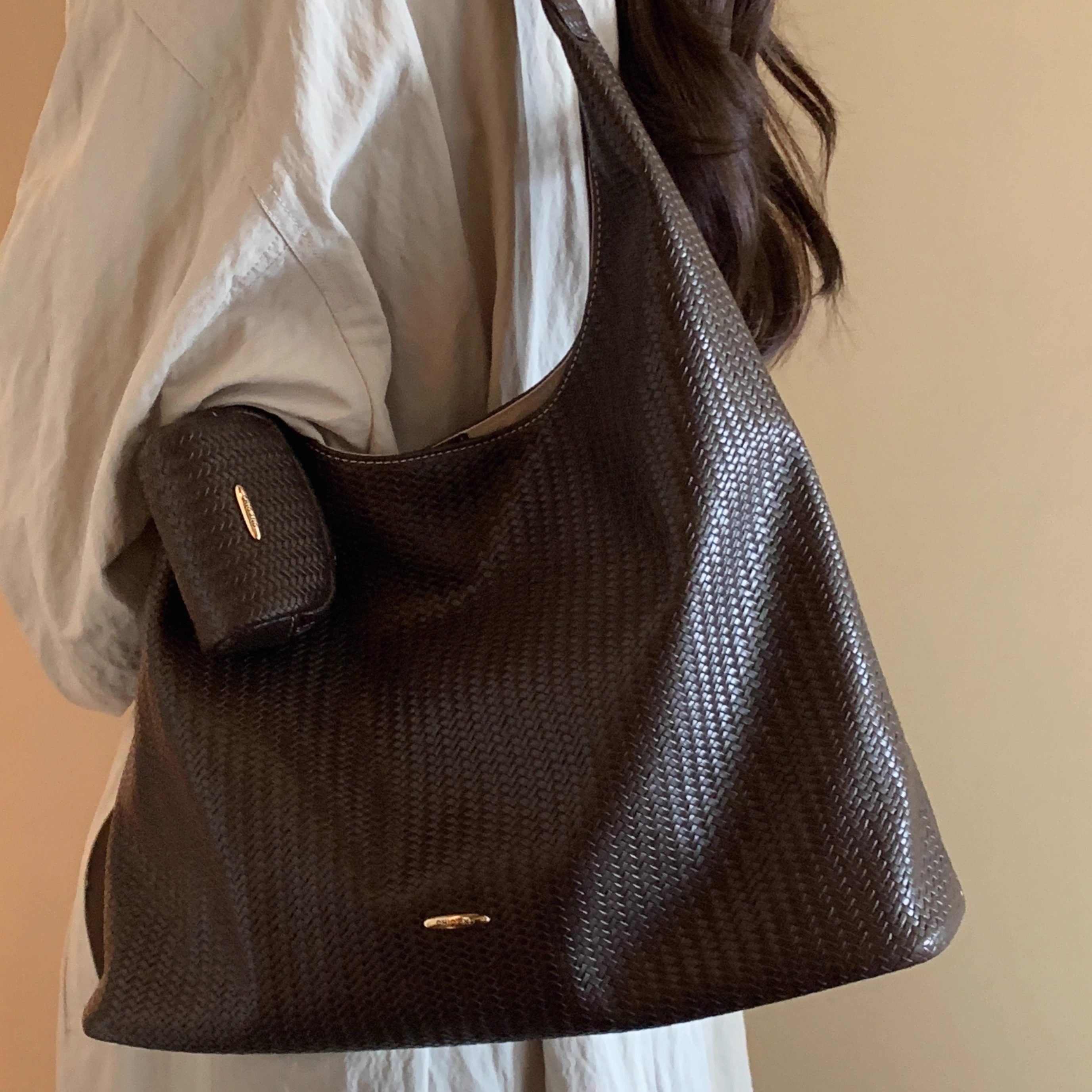 南风Chio2nd 远方与诗托特包包女大容量简约大气松弛感单肩腋下包,淘宝优惠券,粉丝福利购,淘宝优惠卷