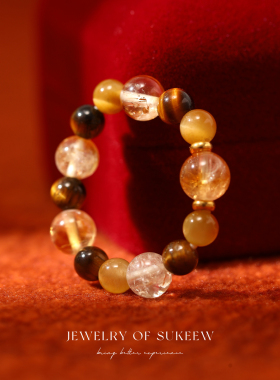 SUKEEW/酥可 「鎏金之河」新中式珠珠气质晶晶时尚轻奢优雅戒指女