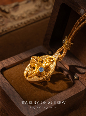 十字金刚复古高级气质轻奢项链女