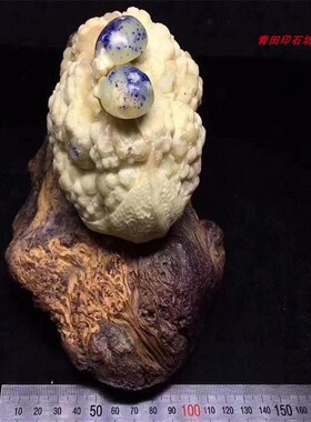 原石巴林石鸡血寿山芙蓉水草石奇纹石手工老青田封门蓝星石雕摆件