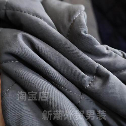 一条可过冬 梭织夹棉！秋冬男士纯色立体裁剪绗棉保暖休闲裤棉裤 - 图3