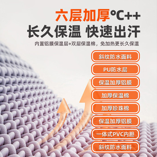 立柱款泡脚桶家用便携式泡脚袋加高过膝深桶过小腿可折叠保温宿舍