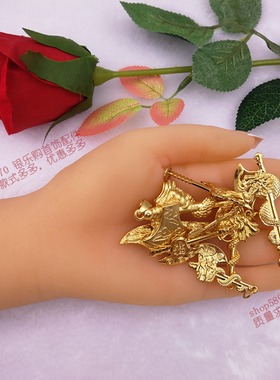 项链福字挂坠送礼金斧头