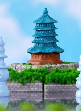 蛮微微景观摆件仿真世界名胜古迹