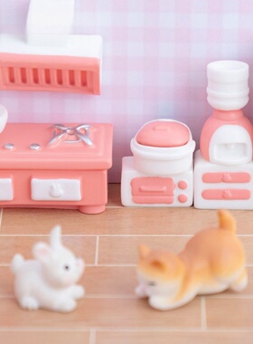 微景观娃娃屋厨房用品摆件