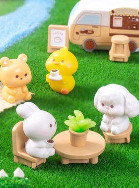 苔藓微景观创意可爱小动物