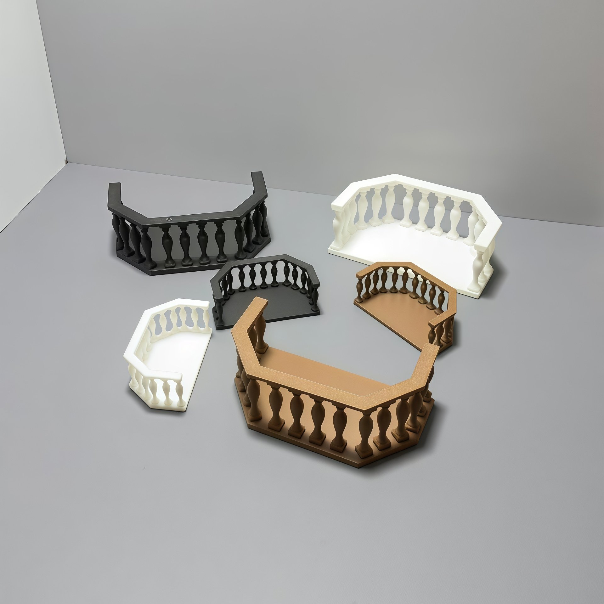 娃屋造景装饰配件 欧式壁挂置物架 哥特式阳台 微缩场景DIY摆件,淘宝优惠券,粉丝福利购,淘宝优惠卷