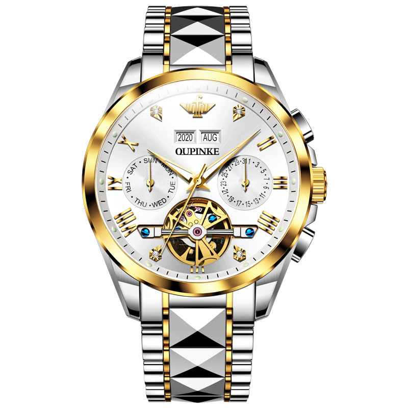 男士手表机械表瑞士新款正品品牌名表全自动商务高档镶钻男表十大 - 图3