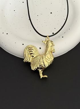 吊坠轻奢夸张独特百搭毛衣链