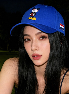 诙谐洒脱版TB冬季硬顶棒球帽子女