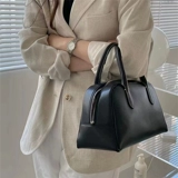 Вместительная и большая кожаная ретро бостонская сумка, Южная Корея