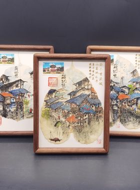 重庆纪念品天然叶脉立体装裱