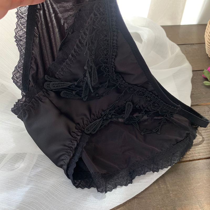 法式流苏灵动小心机性感冰丝低腰棉裆女内裤纯欲透气白色小仙女薄,淘宝优惠券,粉丝福利购,淘宝优惠卷