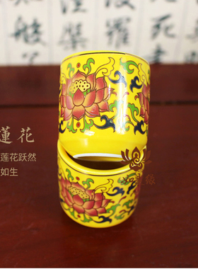 佛前供水杯供佛杯敬神酒杯莲花