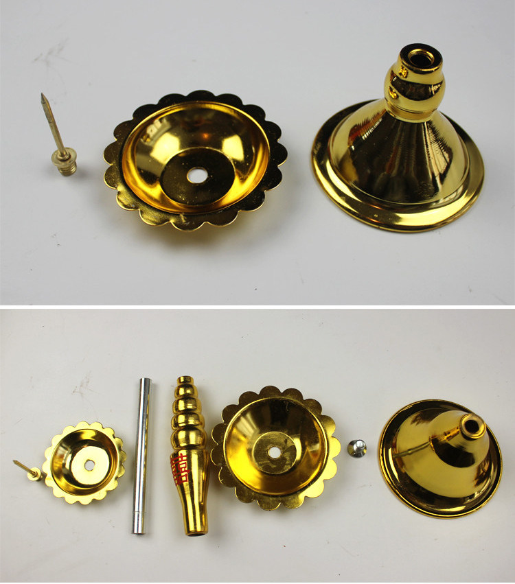 中式合金烛台蜡烛家用家居摆件香烛台供佛灯婚庆礼仪道具莲花复古,淘宝优惠券,粉丝福利购,淘宝优惠卷