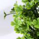 Simulated green plant handle bundle 7-pronged four-leaf clover plastic fake grass
