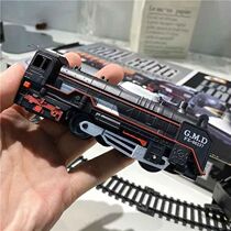 Electric Small Train Railcar Toy Model Assembled Puzzle Light Simulation High-speed Rail Car Park Male Girl