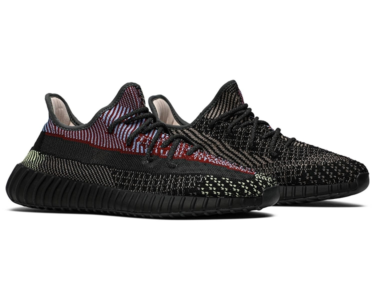 美国代购椰子暴龙兽黑天使 yeezy350v2冰蓝拼接满天星白冰淇淋2.0 - 图0