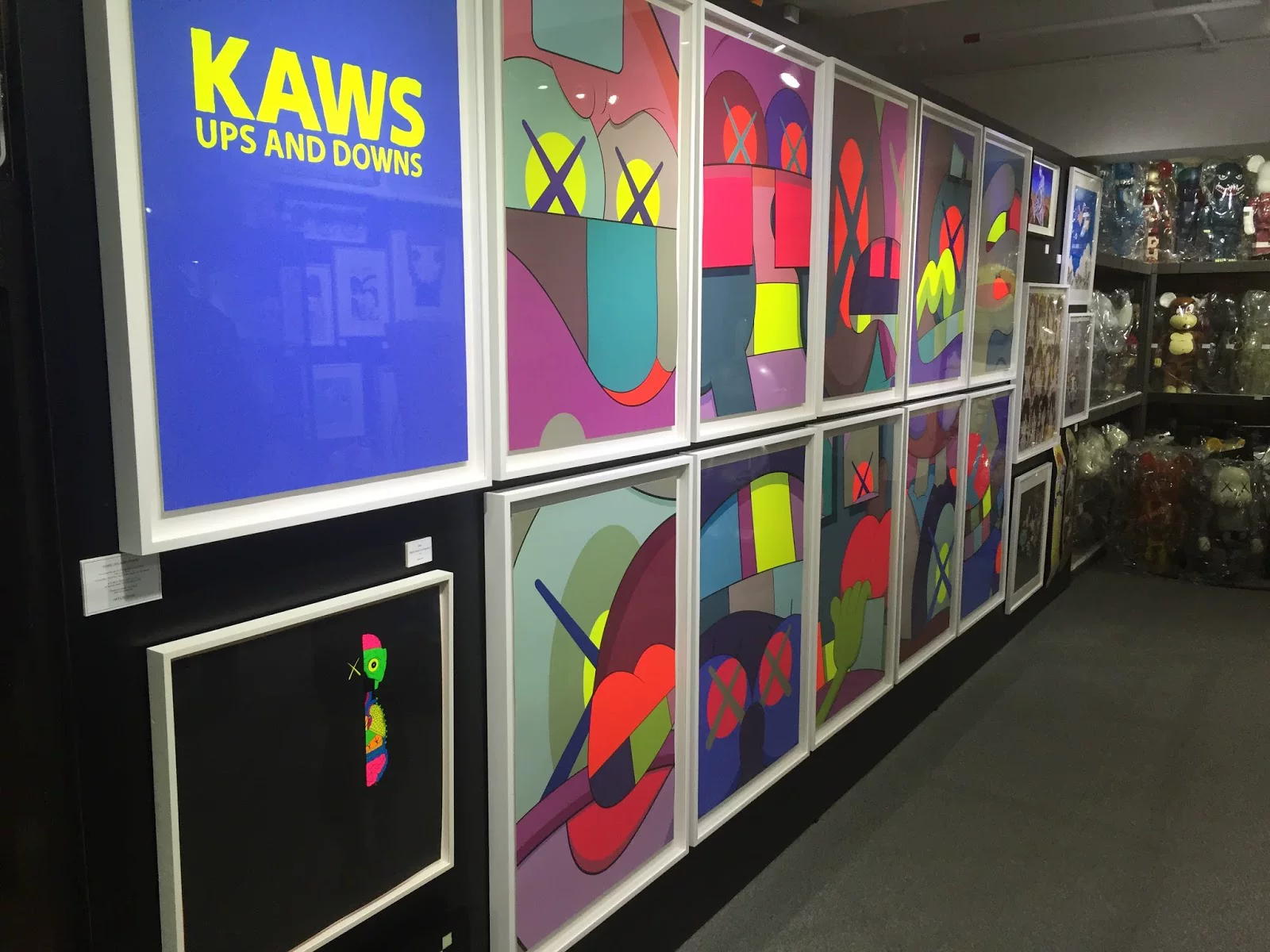 Печатные принты KAWS UPS и DOWNS, модная художественная декоративная картина, висящая картина Чаохо