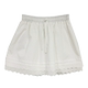AKHG short skirt A-line Korean version of love embroidered skirt