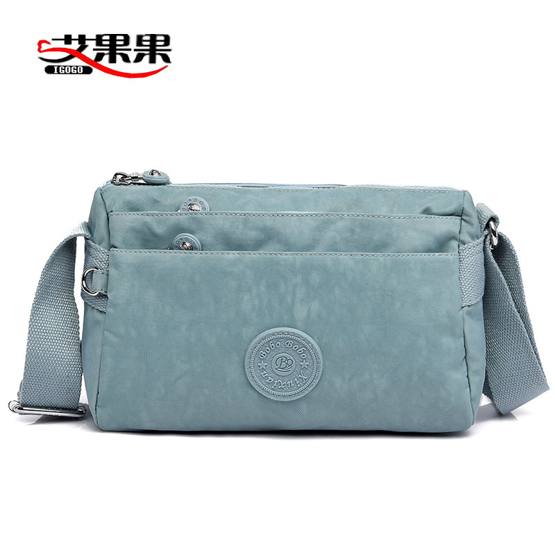 多隔层休闲尼龙牛津布包手机斜挎包 艾果果箱包女士包袋