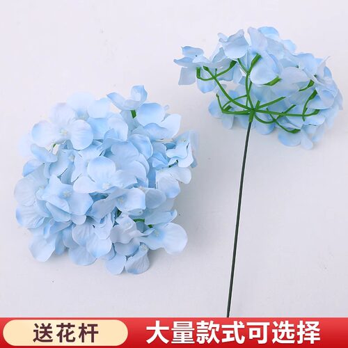 绣球花头婚庆仿真花婚礼布置道具花假花花艺花材地排花路引装饰花 - 图2