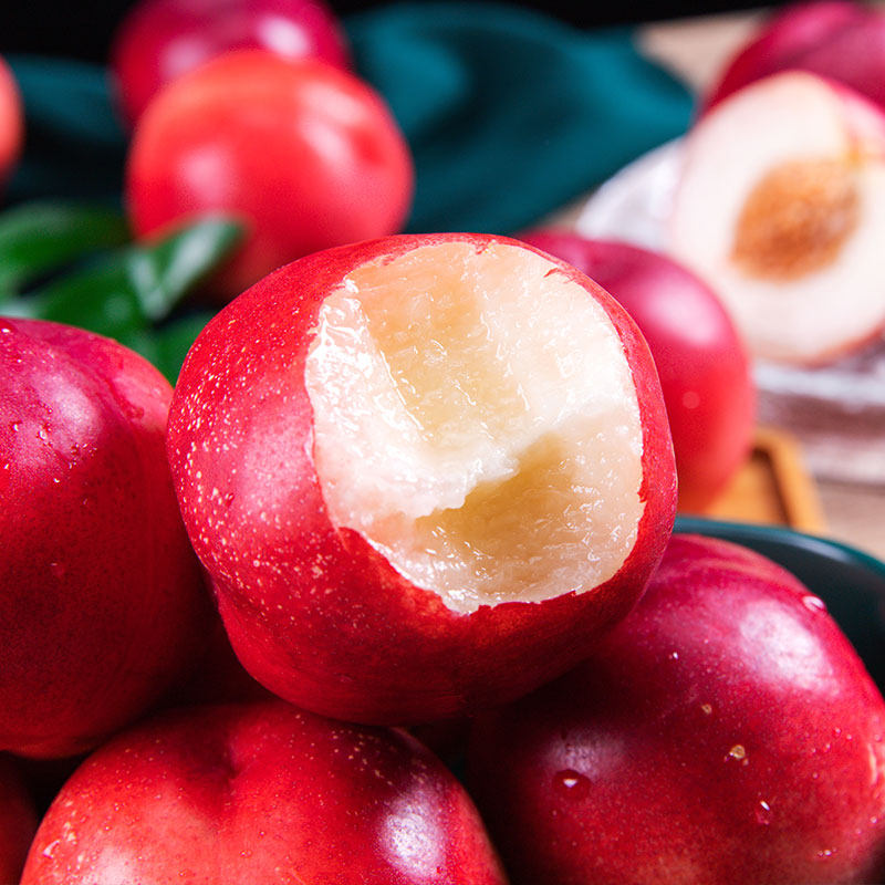 【可脆可软】正宗智利进口油桃新鲜脆甜桃子当季应季水果整箱批发,淘宝优惠券,粉丝福利购,淘宝优惠卷