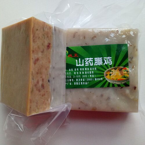 苏北宿迁泗阳特产正宗山药膘鸡纯手工剁馅肉1斤包邮买4送酸菜1斤 - 图0