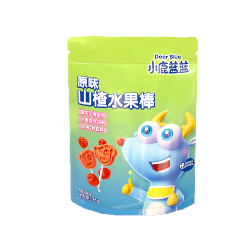 小鹿蓝蓝山楂棒水果棒儿童零食蜜饯果干水果肉条宝宝山楂棒棒糖