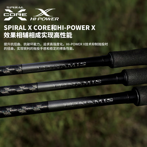 26款禧玛诺露娜米斯路亚竿LUNAMIS远投海鲈翘嘴直柄枪柄竿SHIMANO - 图1