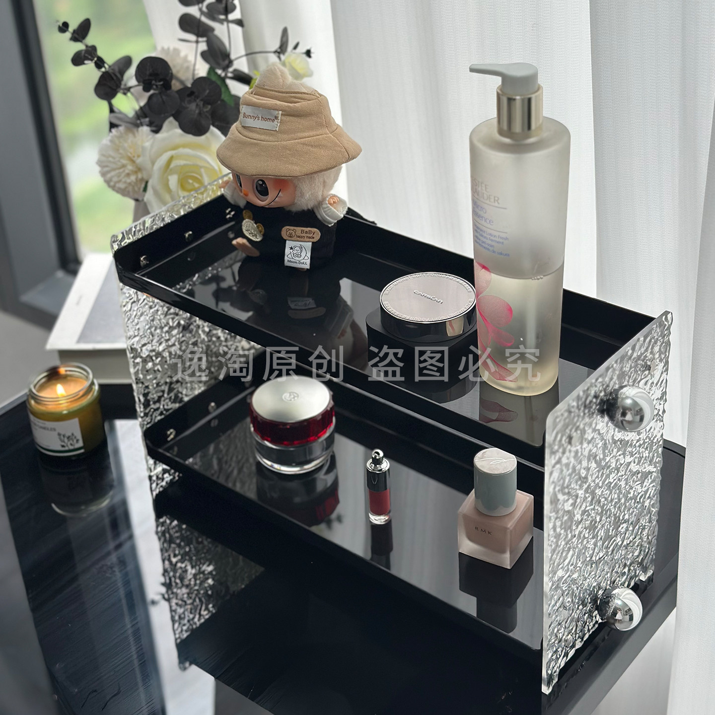 轻奢香水多层收纳架玄关咖啡杯水杯架梳妆台护肤品香水香薰整理架,淘宝优惠券,粉丝福利购,淘宝优惠卷