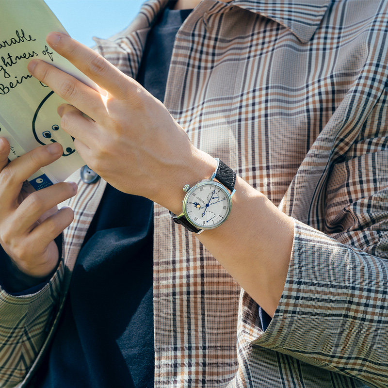 【新年礼物】海鸥月相表男多功能正品自动机械表6092文创礼盒 【新年礼物】海鸥月相表男多功能正品自动机械表6092文创礼盒