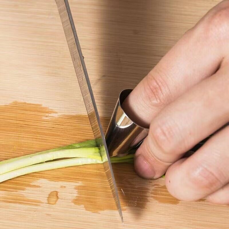不锈钢摘菜铁指甲护指神器指头保护套指套手指套剥蒜掐毛豆拇指刀