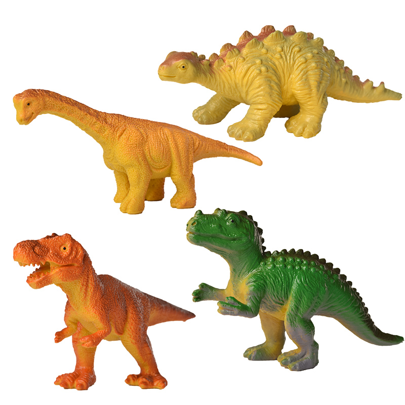 迷你小恐龙世界乐园玩具套装儿童仿真动物甲龙腕龙剑龙模型男孩子 - 图3